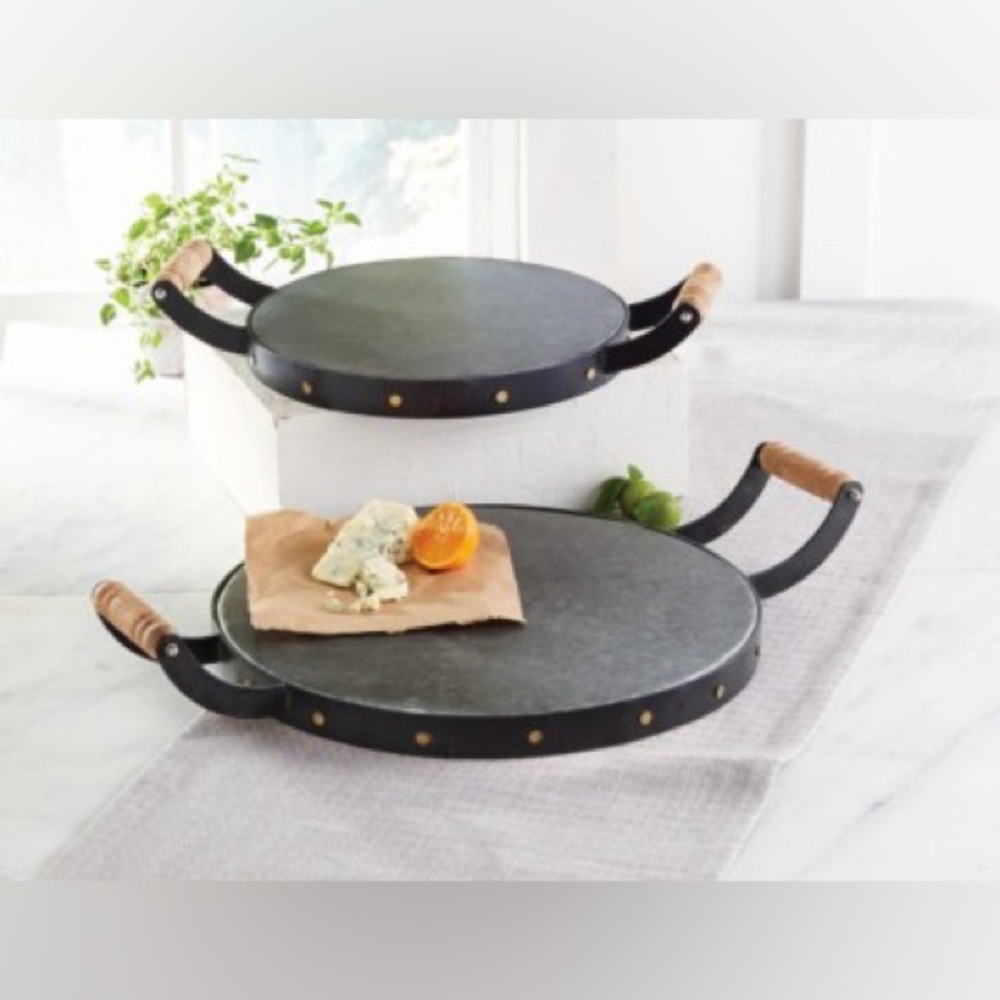 Mud Pie Small Tin Studded Tray Galvanized Metal Farmhouse Rustic‎ Decor 2017